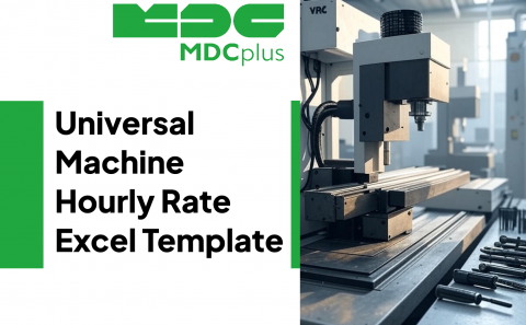 universal Machine Hourly Rate Excel Calculator Template - фото - 1